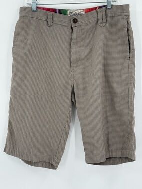Billabong Vintage Men’s Shorts Mini Houndstooth‎ 12” Inseam